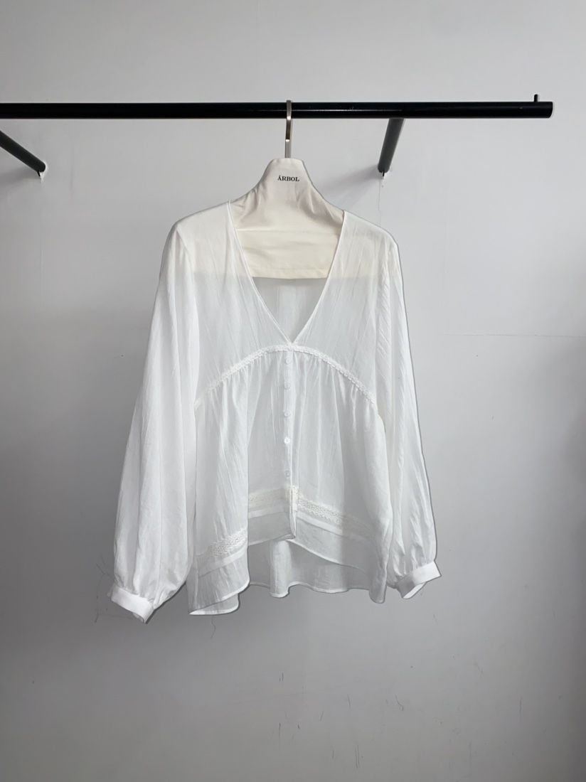 ARBOL韓國代購女裝新款職業時尚26春夏熱賣推薦襯衫蕾絲衫ARBOL襯衫/蕾絲衫圖色1