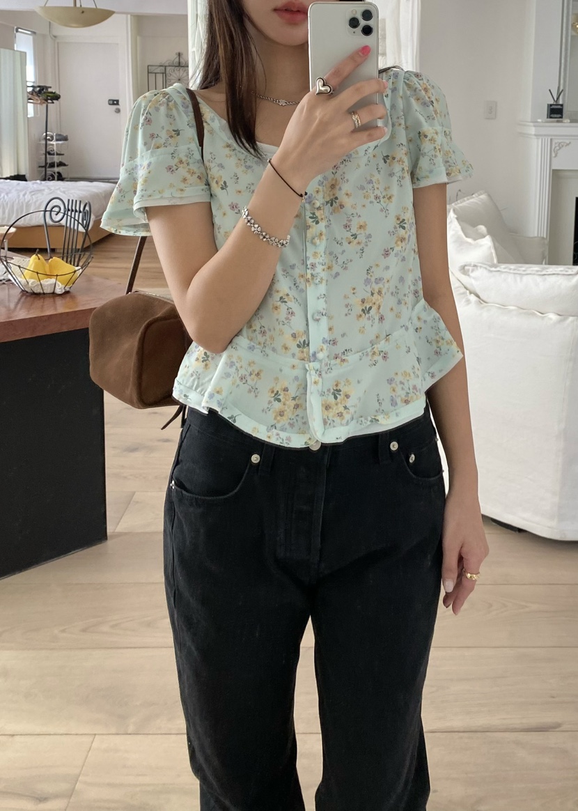 OUPPT東大門代購女裝新款推薦人氣熱賣時尚職業襯衫蕾絲衫OUPPT襯衫/蕾絲衫