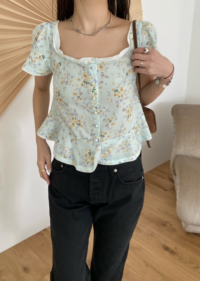 OUPPT東大門代購女裝新款推薦人氣熱賣時尚職業襯衫蕾絲衫OUPPT襯衫/蕾絲衫圖色2