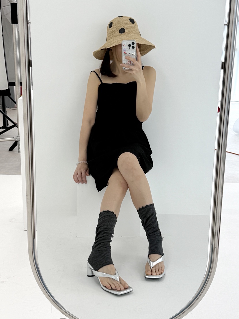 NICEALICE東大門直郵女士新品推薦26春夏襪子荷葉邊腿套褶皺NICEALICE襪子