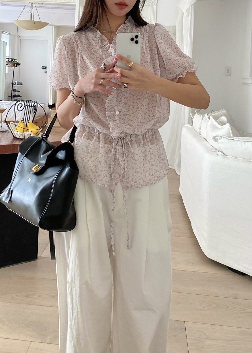 OUPPT東大門直郵女士新品真品推薦人氣26春夏休閑襯衫蕾絲衫OUPPT襯衫/蕾絲衫