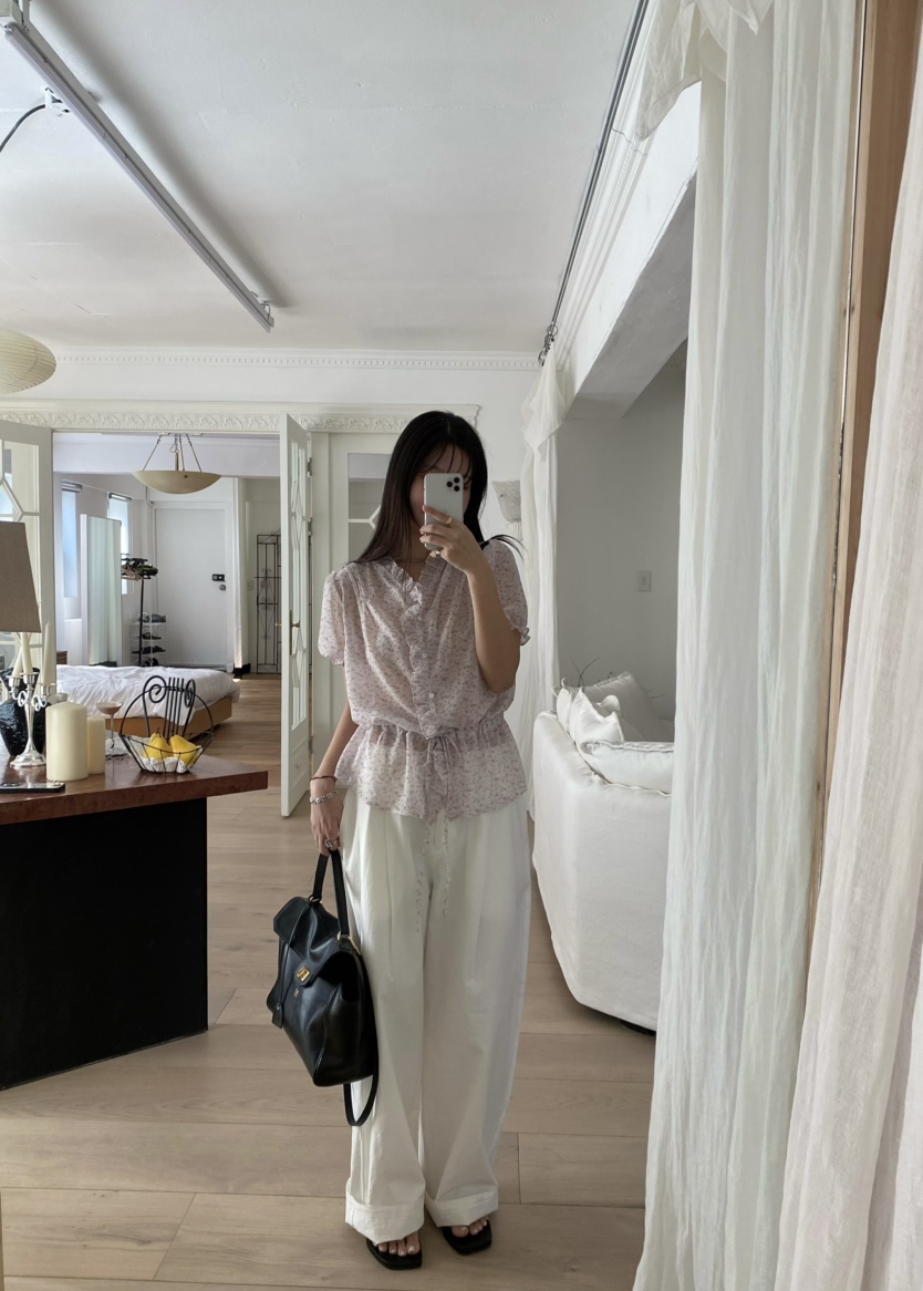 OUPPT東大門直郵女士新品真品推薦人氣26春夏休閑襯衫蕾絲衫OUPPT襯衫/蕾絲衫