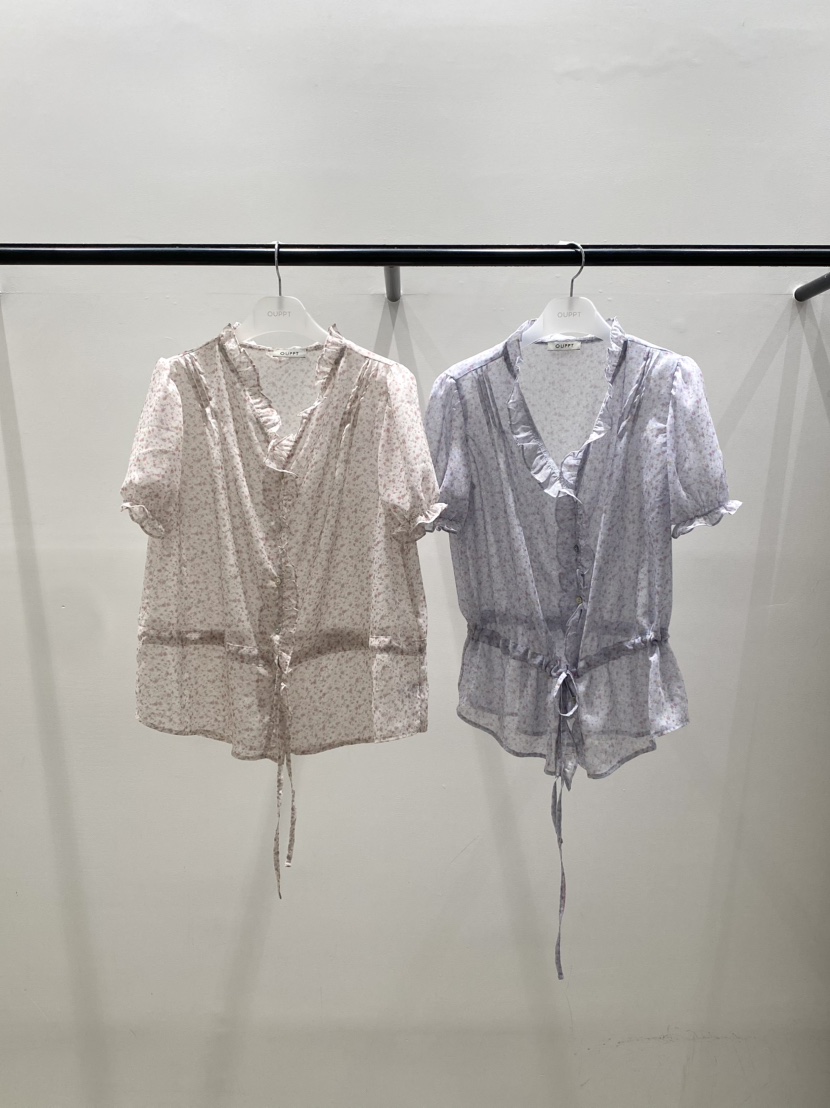 OUPPT東大門直郵女士新品真品推薦人氣26春夏休閑襯衫蕾絲衫OUPPT襯衫/蕾絲衫