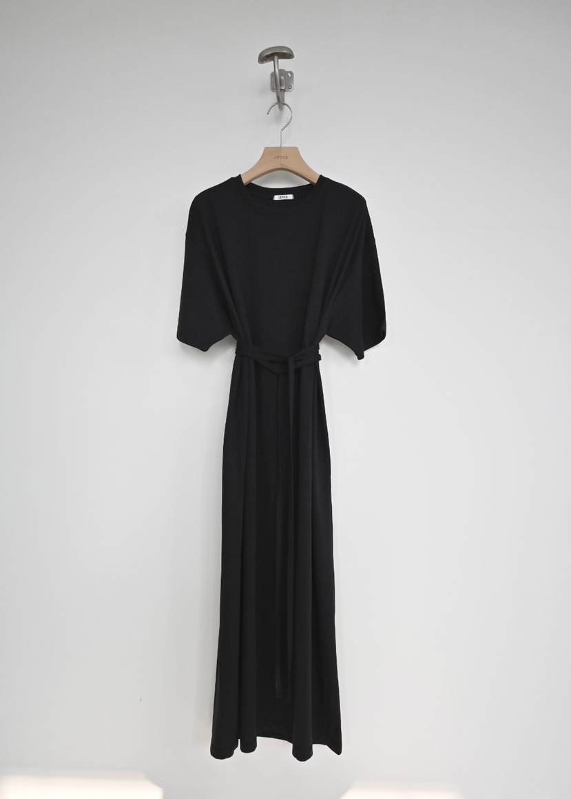 OP PER東大門直郵女士新品職業人氣26春夏時尚連衣裙含腰繩OPPER-simplebeige連衣裙圖色2