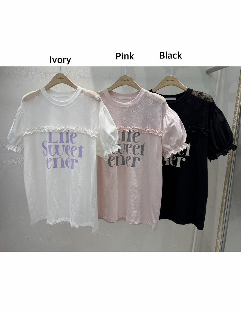 LOVABLE東大門代購女士新款推薦人氣熱賣休閑時尚26春夏T恤LOVABLET恤