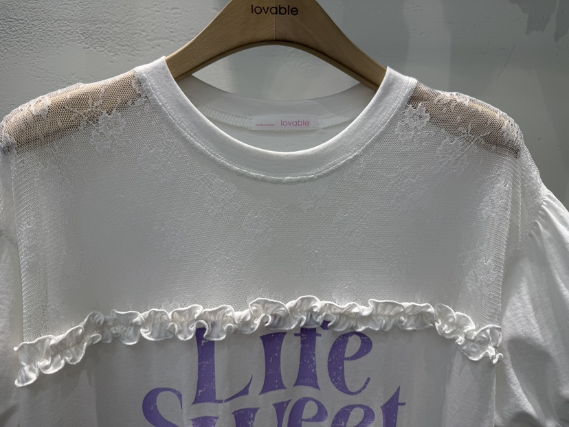 LOVABLE東大門代購女士新款推薦人氣熱賣休閑時尚26春夏T恤LOVABLET恤