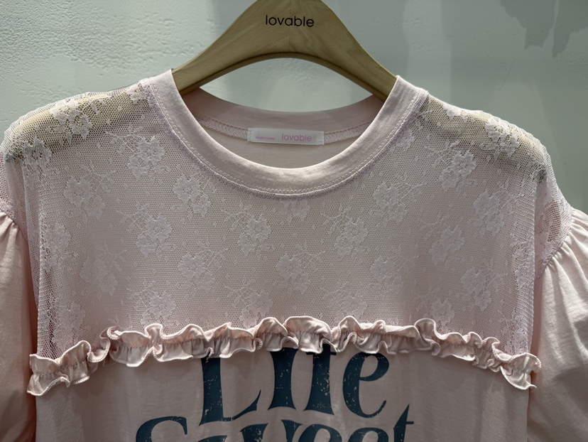 LOVABLE東大門代購女士新款推薦人氣熱賣休閑時尚26春夏T恤LOVABLET恤