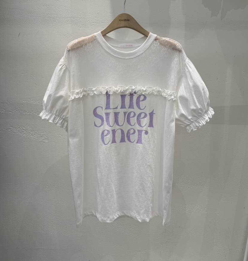 LOVABLE東大門代購女士新款推薦人氣熱賣休閑時尚26春夏T恤LOVABLET恤圖色2