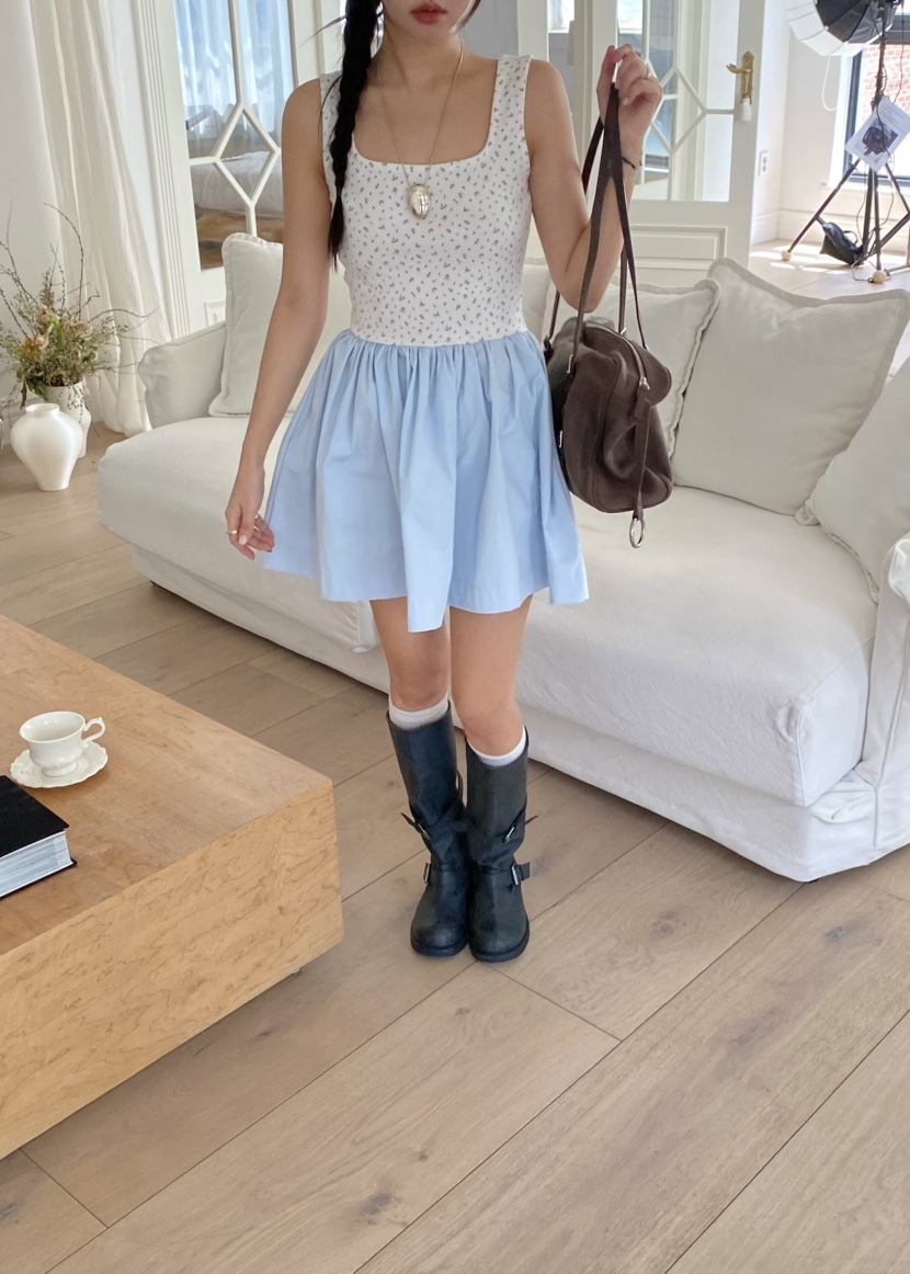 OUPPT東大門直郵女裝新款人氣推薦休閑熱賣職業時尚連衣裙OUPPT連衣裙圖色1