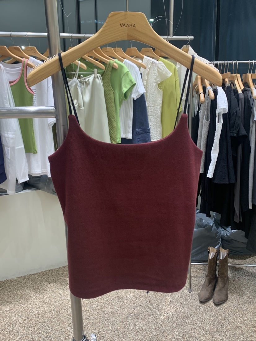 VAARA東大門實拍女裝新品熱賣休閑人氣26春夏吊帶背心不含內搭VAARA吊帶/背心圖色3