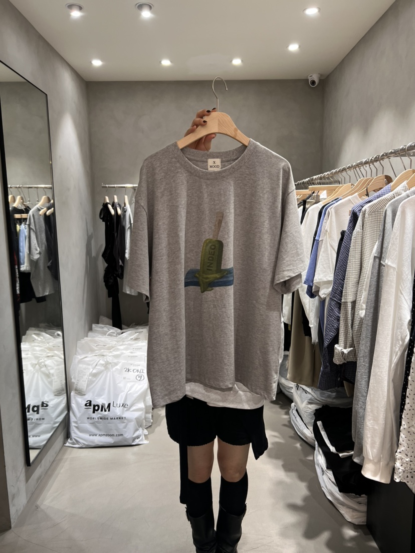 X-MOOD東大門代購女士新款職業熱賣時尚人氣推薦26春夏T恤X-MOODT恤圖色2