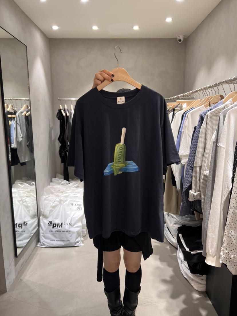 X-MOOD東大門代購女士新款職業熱賣時尚人氣推薦26春夏T恤X-MOODT恤圖色3