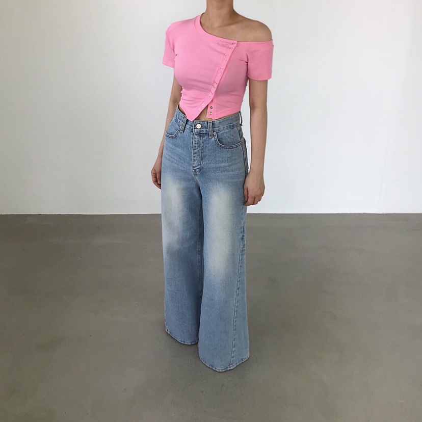 2TWO MOON東大門實拍女裝新品26春夏熱賣吊帶背心不對稱2TWO MOON吊帶/背心