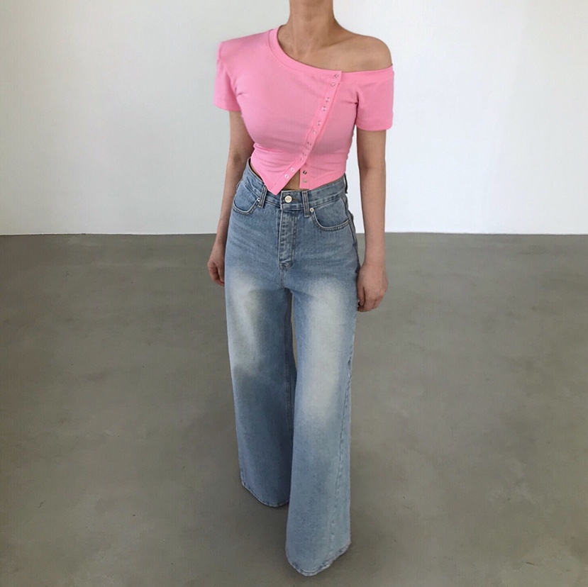 2TWO MOON東大門實拍女裝新品26春夏熱賣吊帶背心不對稱2TWO MOON吊帶/背心圖色3