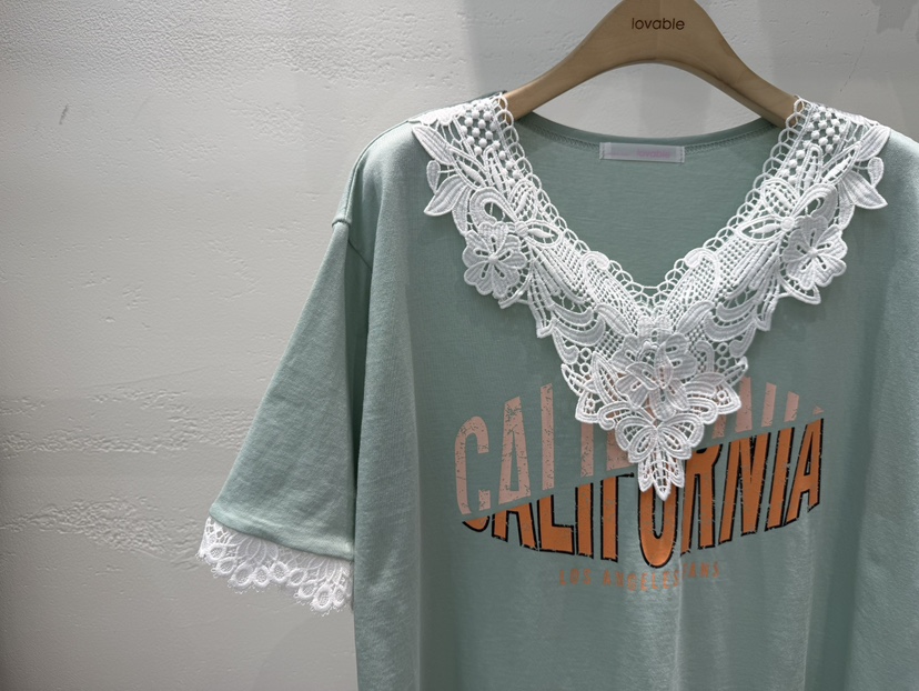 LOVABLE韓國直郵女裝新款職業26春夏人氣熱賣時尚休閑T恤LOVABLET恤