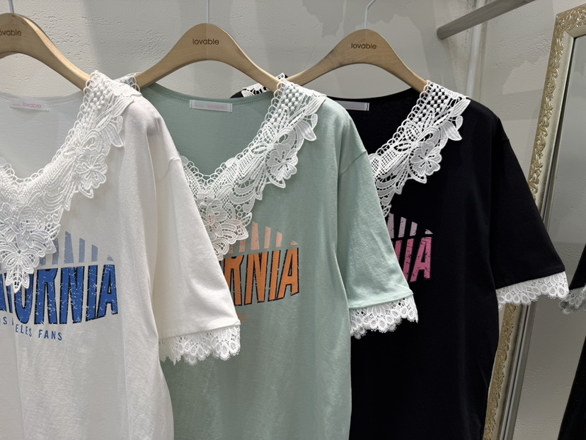 LOVABLE韓國直郵女裝新款職業26春夏人氣熱賣時尚休閑T恤LOVABLET恤