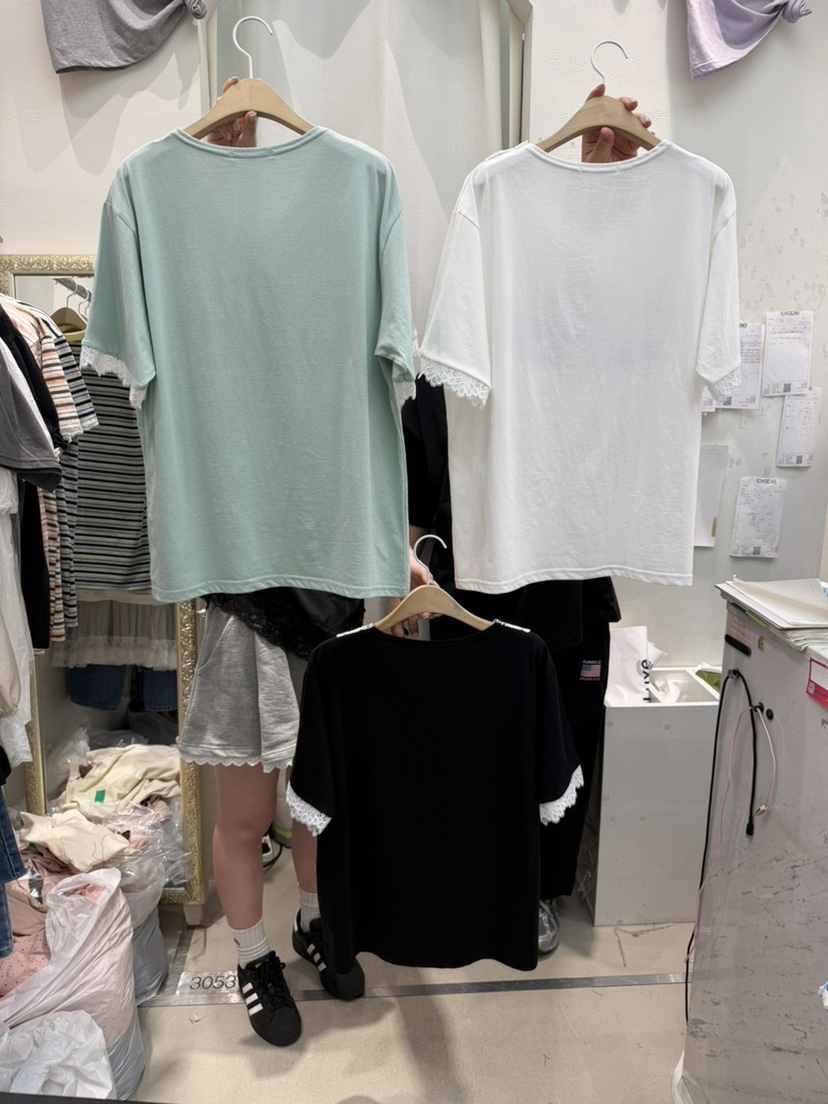 LOVABLE韓國直郵女裝新款職業26春夏人氣熱賣時尚休閑T恤LOVABLET恤