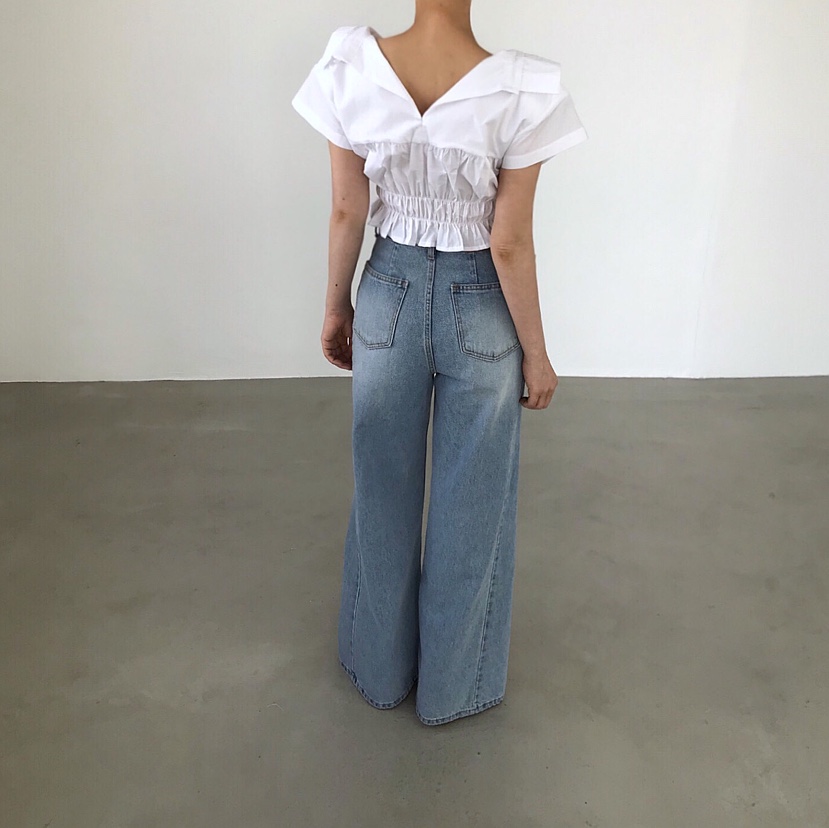 2TWO MOON韓國直郵女士新款真品職業人氣休閑襯衫蕾絲衫2TWO MOON襯衫/蕾絲衫