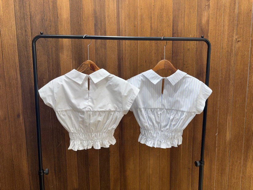 2TWO MOON韓國直郵女士新款真品職業人氣休閑襯衫蕾絲衫2TWO MOON襯衫/蕾絲衫