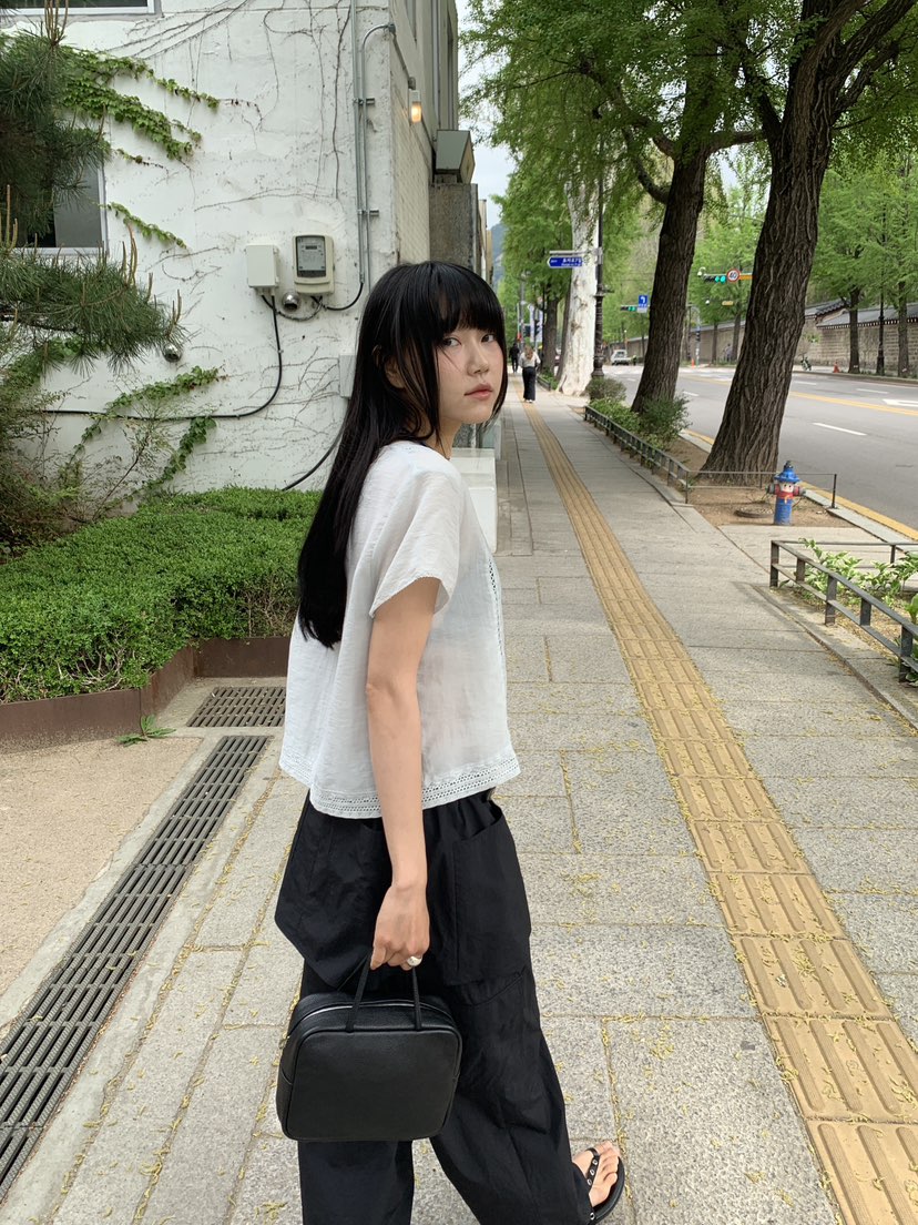 BAKING POWDER韓國代購女裝新款職業真品26春夏襯衫蕾絲衫BAKING POWDER襯衫/蕾絲衫