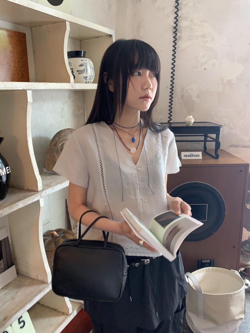 BAKING POWDER韓國代購女裝新款職業真品26春夏襯衫蕾絲衫BAKING POWDER襯衫/蕾絲衫