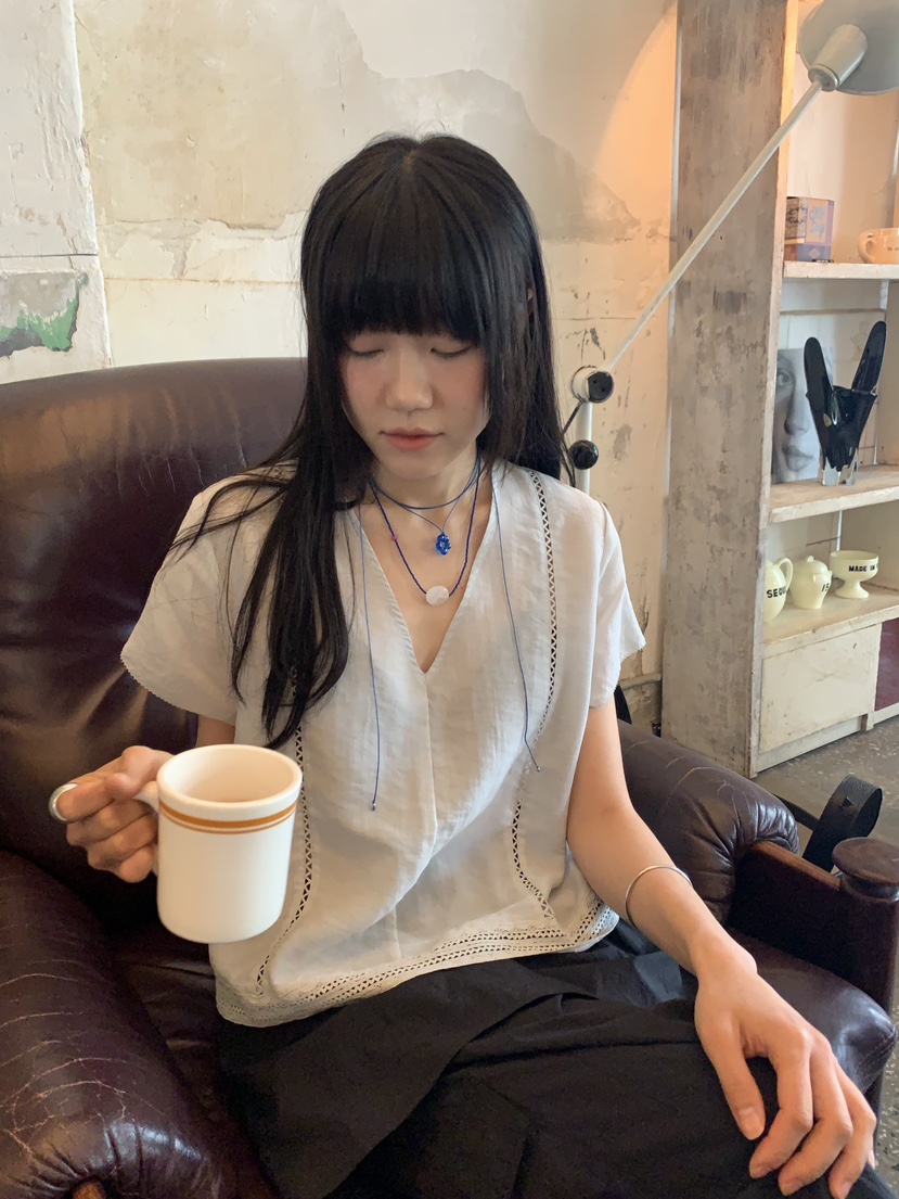 BAKING POWDER韓國代購女裝新款職業真品26春夏襯衫蕾絲衫BAKING POWDER襯衫/蕾絲衫