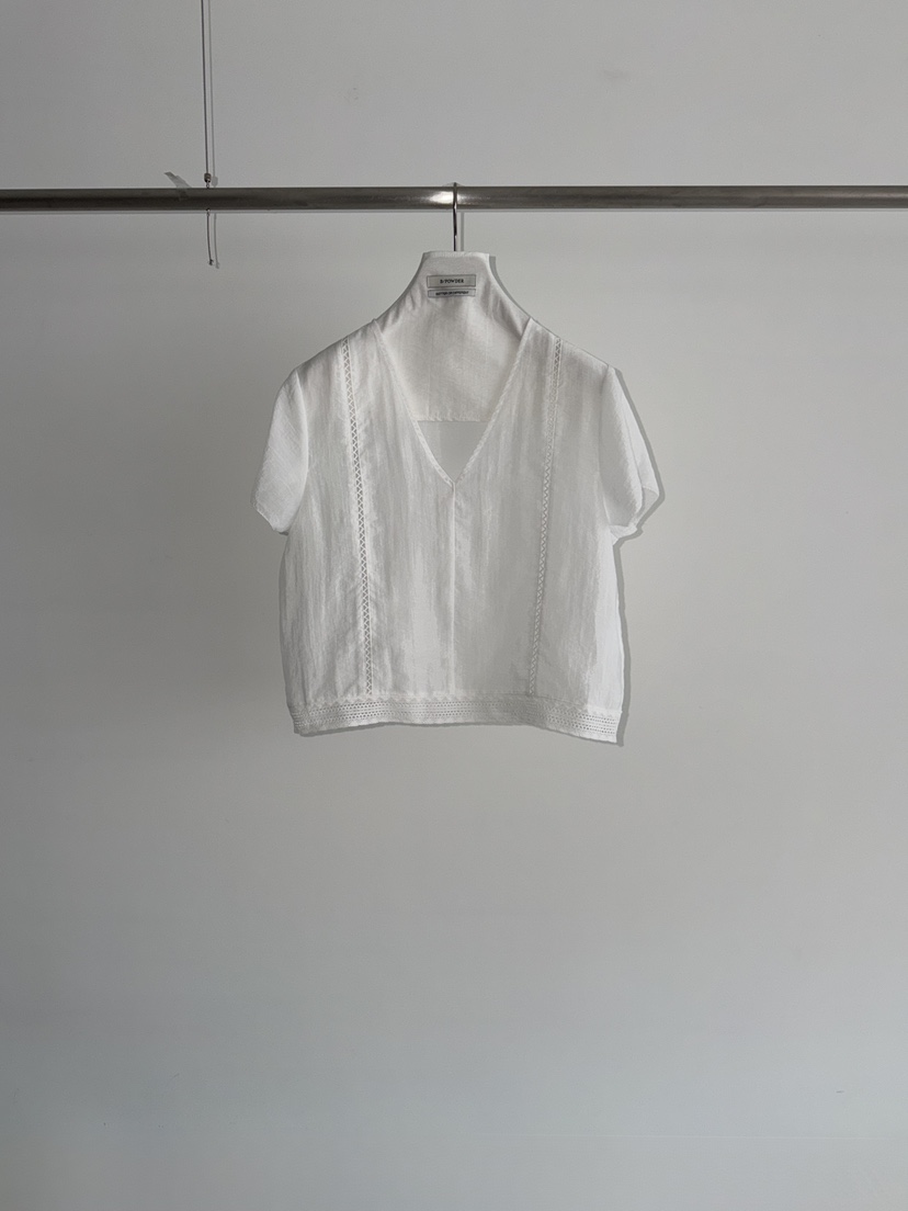 BAKING POWDER韓國代購女裝新款職業真品26春夏襯衫蕾絲衫BAKING POWDER襯衫/蕾絲衫圖色1