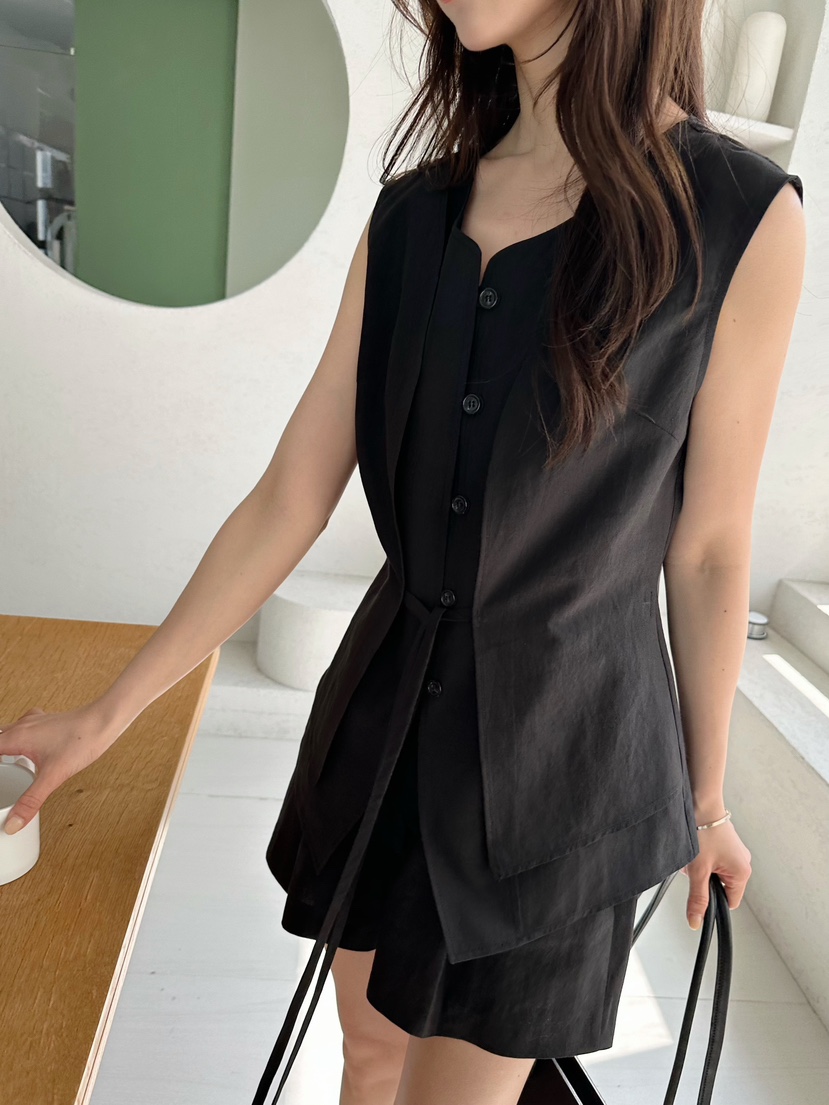 2ND GATE韓國直郵女裝新品真品職業休閑26春夏推薦時尚馬甲2ND GATE馬甲