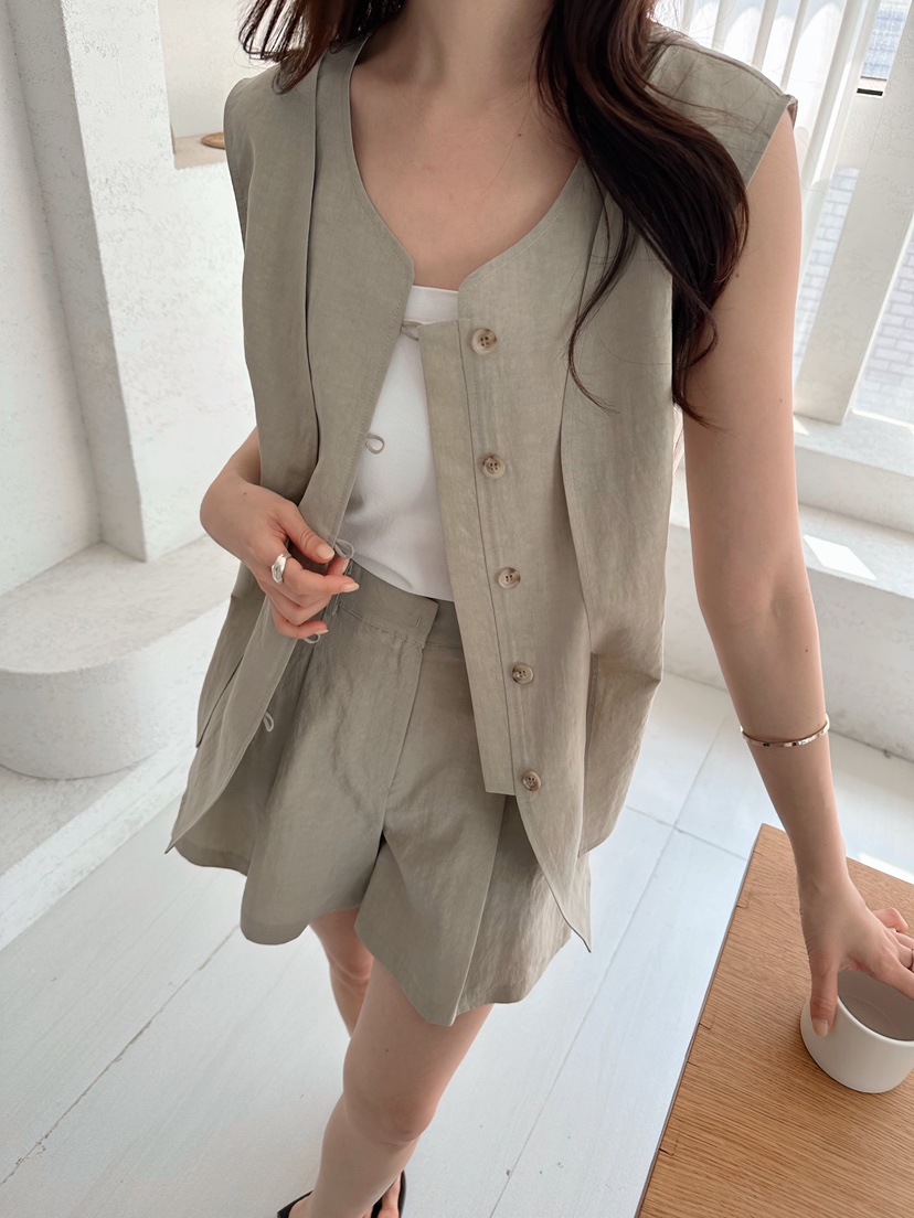 2ND GATE韓國直郵女裝新品真品職業休閑26春夏推薦時尚馬甲2ND GATE馬甲