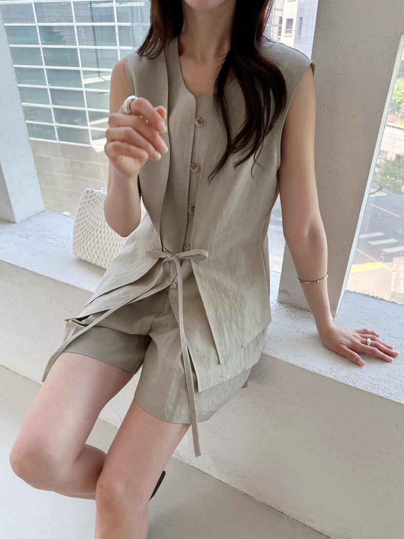 2ND GATE韓國直郵女裝新品真品職業休閑26春夏推薦時尚馬甲2ND GATE馬甲