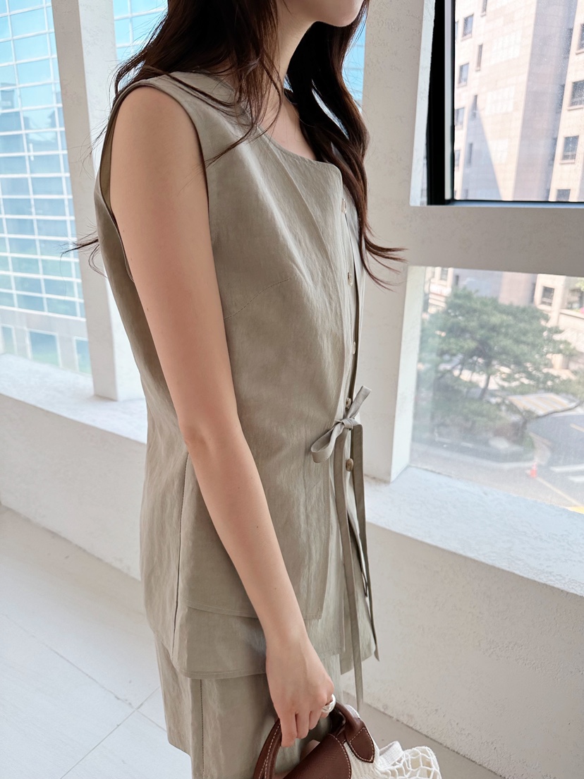 2ND GATE韓國直郵女裝新品真品職業休閑26春夏推薦時尚馬甲2ND GATE馬甲