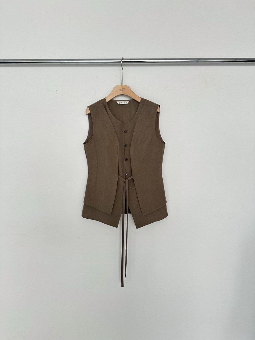 2ND GATE韓國直郵女裝新品真品職業休閑26春夏推薦時尚馬甲2ND GATE馬甲圖色2