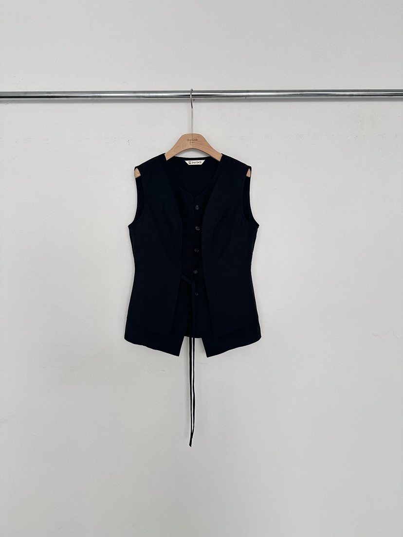 2ND GATE韓國直郵女裝新品真品職業休閑26春夏推薦時尚馬甲2ND GATE馬甲圖色3