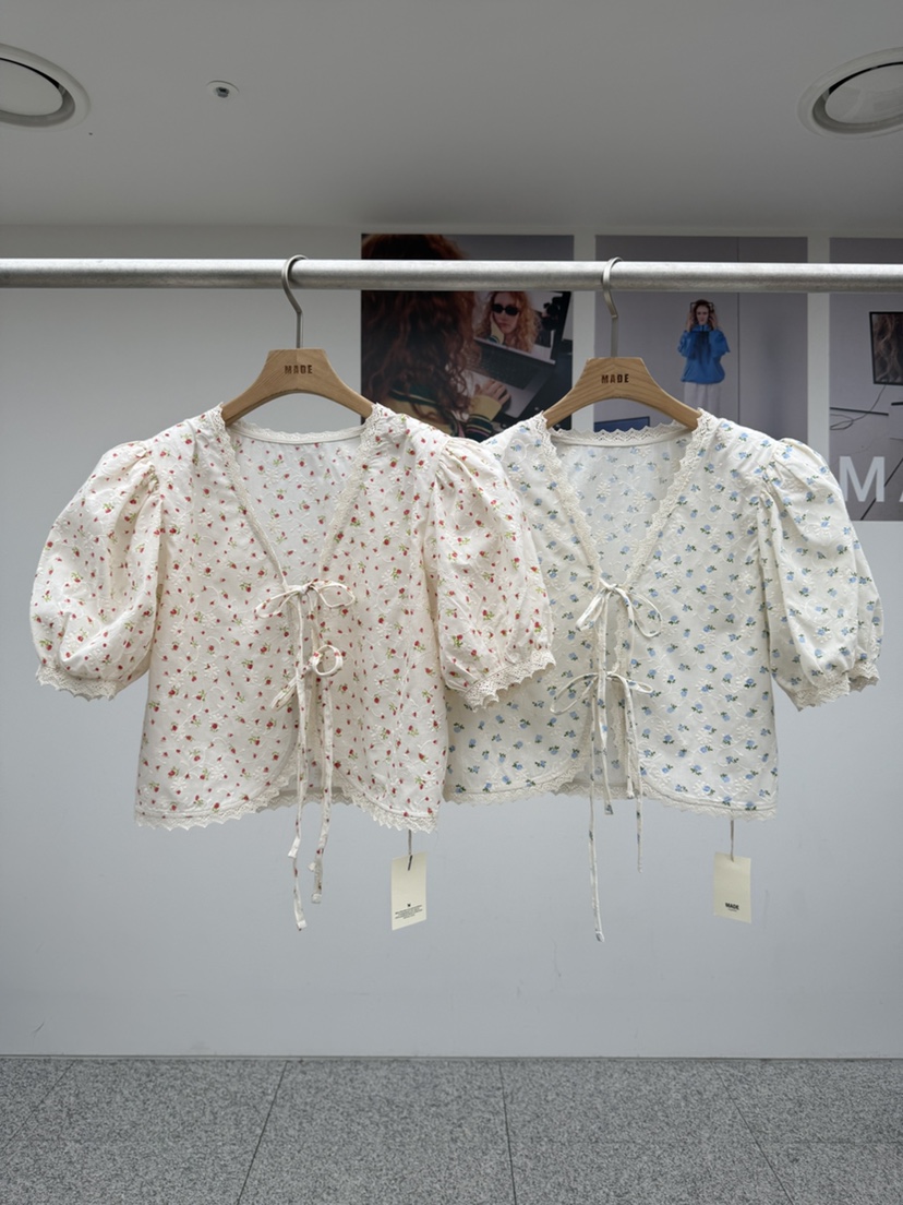 MADE-P韓國代購女士新品熱賣真品推薦26春夏職業襯衫蕾絲衫MADE-P襯衫/蕾絲衫