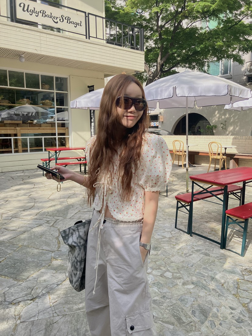 MADE-P韓國代購女士新品熱賣真品推薦26春夏職業襯衫蕾絲衫MADE-P襯衫/蕾絲衫