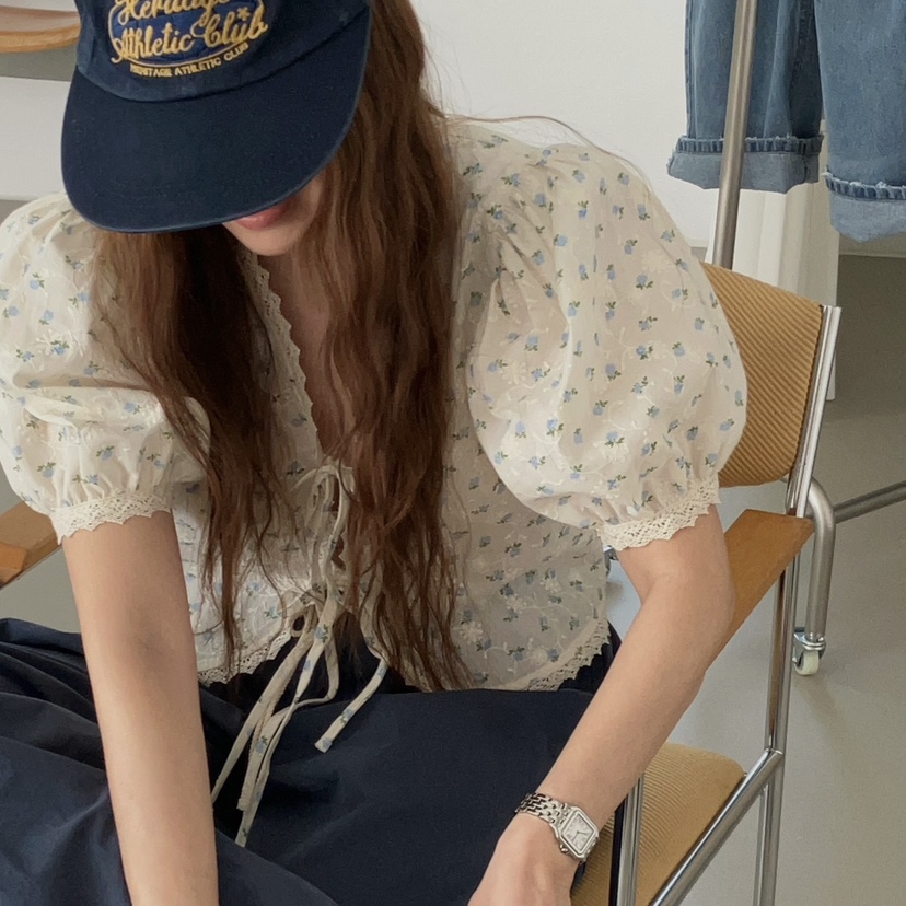 MADE-P韓國代購女士新品熱賣真品推薦26春夏職業襯衫蕾絲衫MADE-P襯衫/蕾絲衫