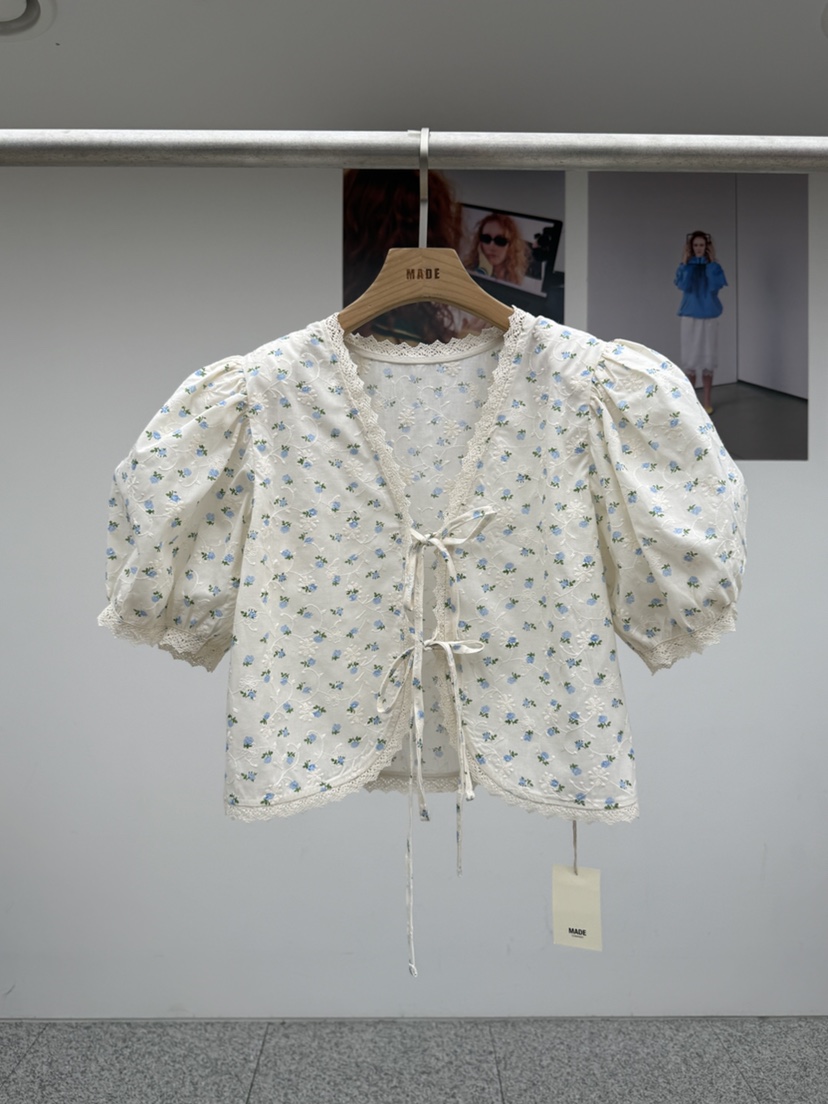 MADE-P韓國代購女士新品熱賣真品推薦26春夏職業襯衫蕾絲衫MADE-P襯衫/蕾絲衫圖色2