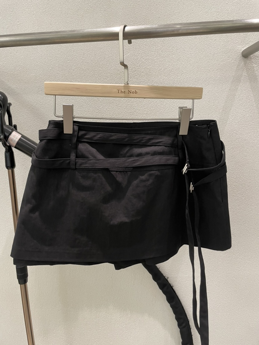 NOB東大門直郵女士新款休閑時尚熱賣職業真品26春夏裙褲腰帶The Nob裙褲圖色3