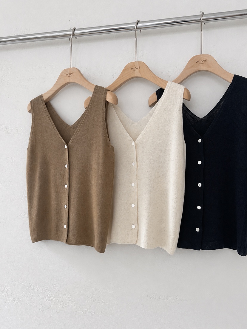 2ND GATE東大門實拍女士新款熱賣26春夏推薦職業吊帶背心2ND GATE吊帶/背心