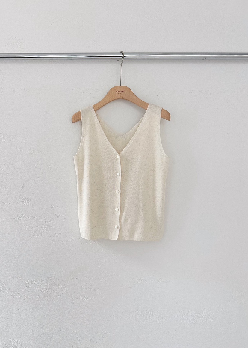 2ND GATE東大門實拍女士新款熱賣26春夏推薦職業吊帶背心2ND GATE吊帶/背心圖色1