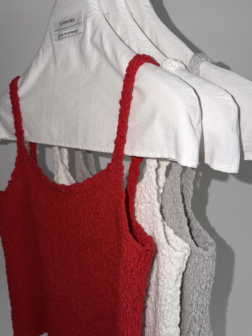 BAKING POWDER東大門代購女裝新品26春夏真品職業吊帶背心BAKING POWDER吊帶/背心