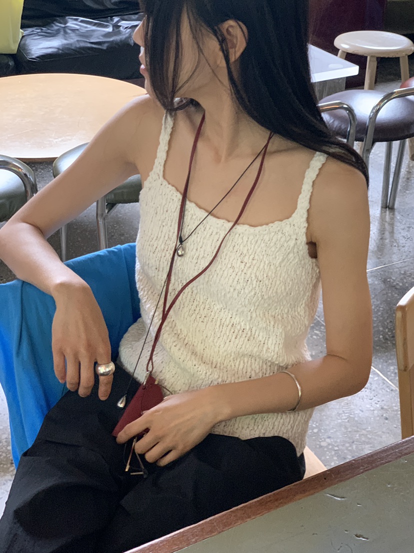 BAKING POWDER東大門代購女裝新品26春夏真品職業吊帶背心BAKING POWDER吊帶/背心