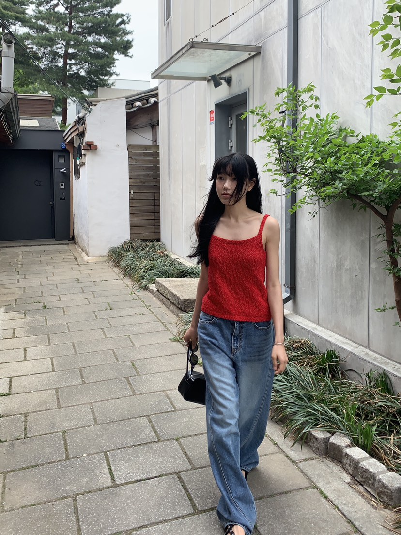 BAKING POWDER東大門代購女裝新品26春夏真品職業吊帶背心BAKING POWDER吊帶/背心