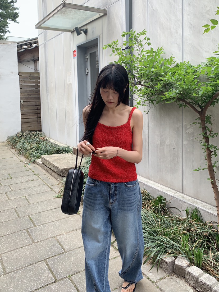 BAKING POWDER東大門代購女裝新品26春夏真品職業吊帶背心BAKING POWDER吊帶/背心