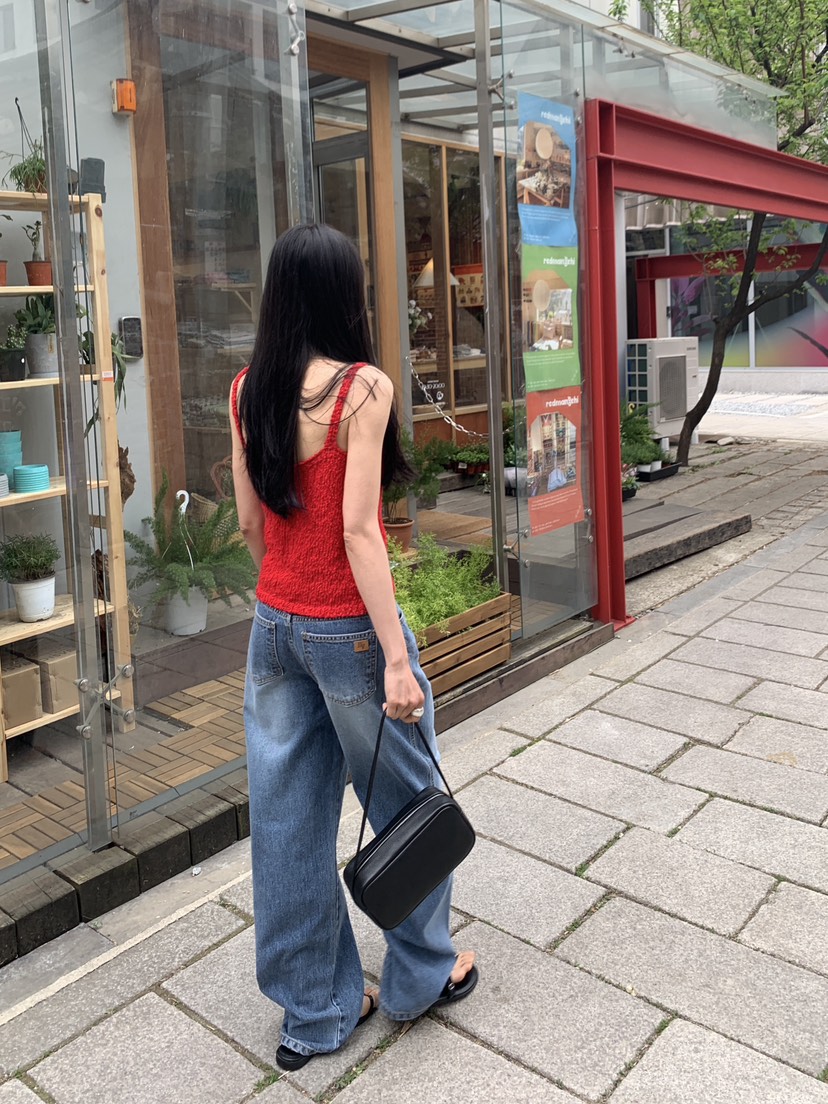 BAKING POWDER東大門代購女裝新品26春夏真品職業吊帶背心BAKING POWDER吊帶/背心