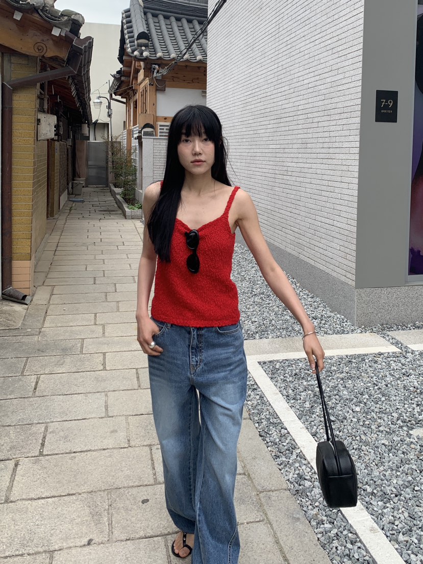 BAKING POWDER東大門代購女裝新品26春夏真品職業吊帶背心BAKING POWDER吊帶/背心