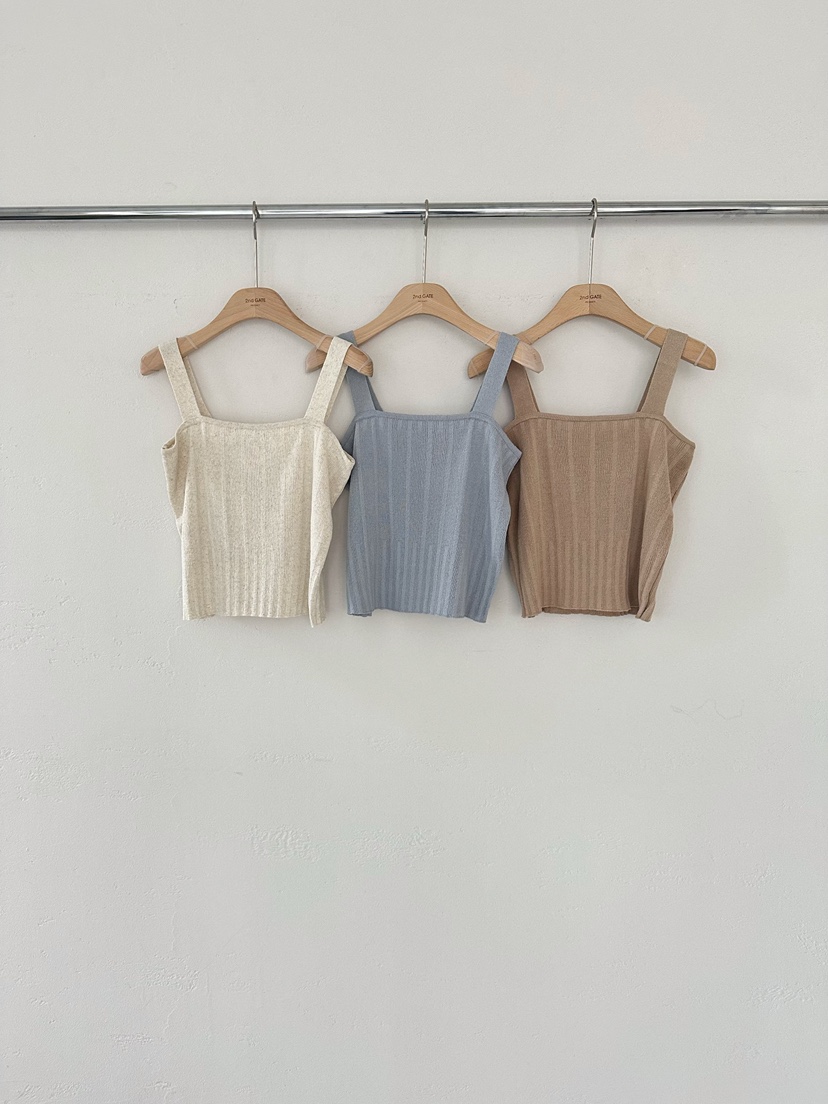 2ND GATE韓國代購女士新品休閑時尚職業人氣26春夏吊帶背心2ND GATE吊帶/背心