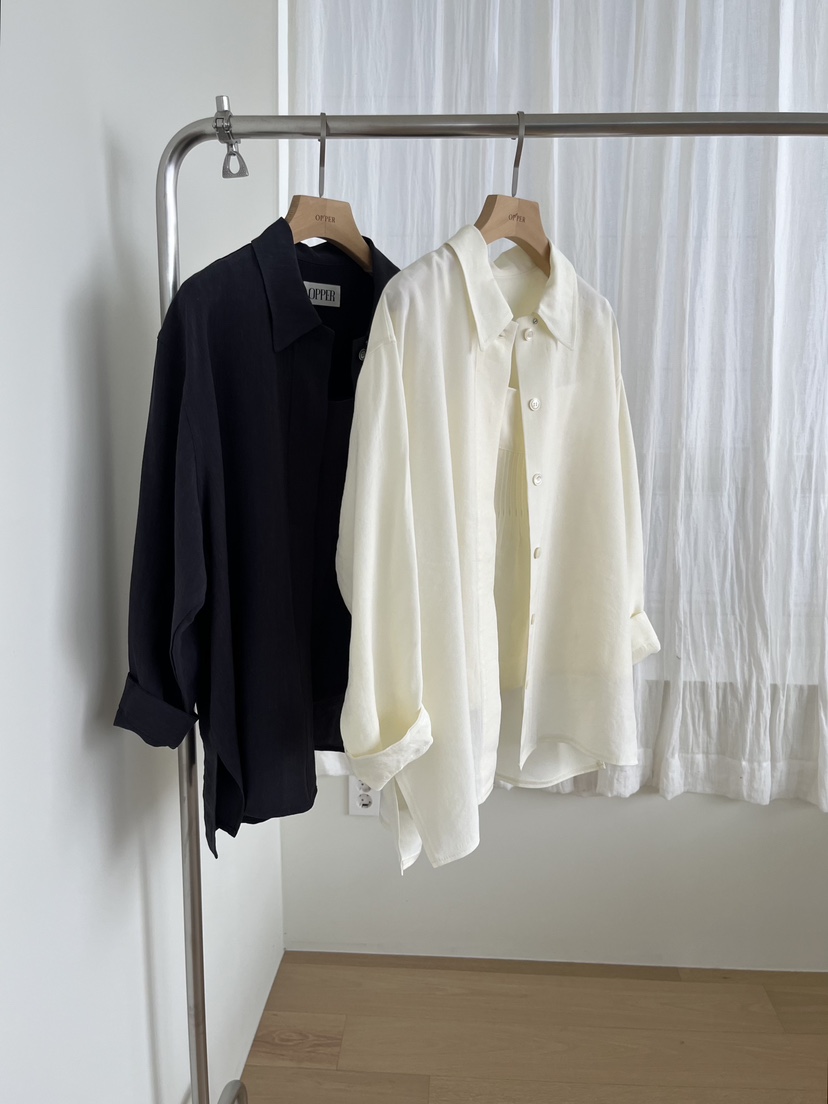 OP PER韓國直郵女裝新款休閑真品人氣推薦職業熱賣夾克亞麻OPPER-simplebeige夾克