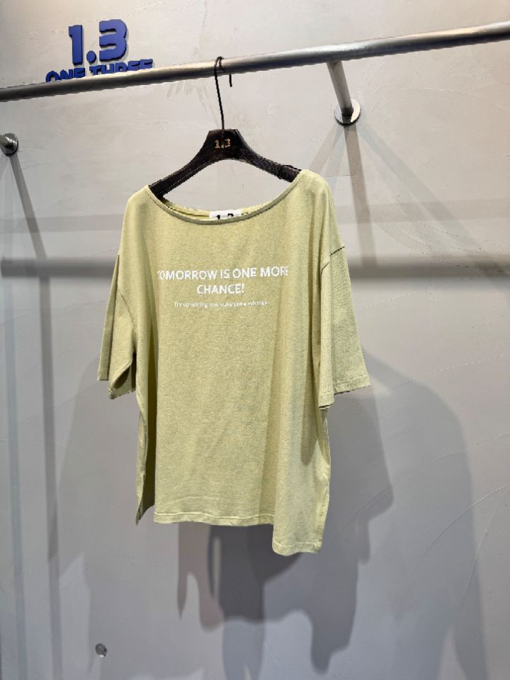 1.3韓國直郵女裝新款人氣時尚熱賣真品休閑推薦26春夏T恤1.3T恤