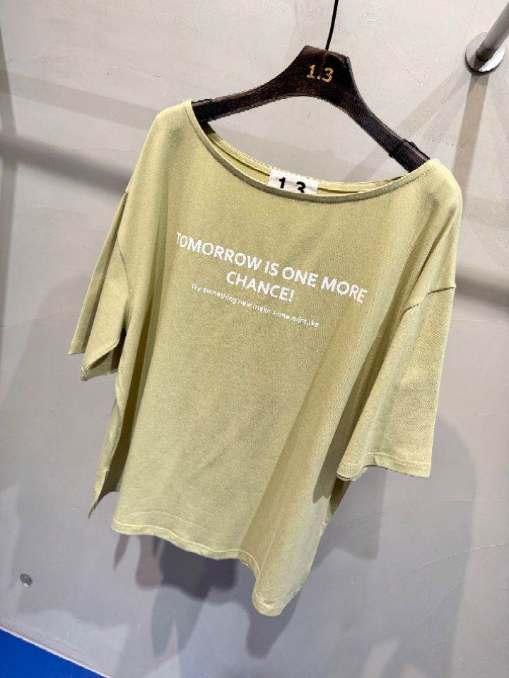 1.3韓國直郵女裝新款人氣時尚熱賣真品休閑推薦26春夏T恤1.3T恤